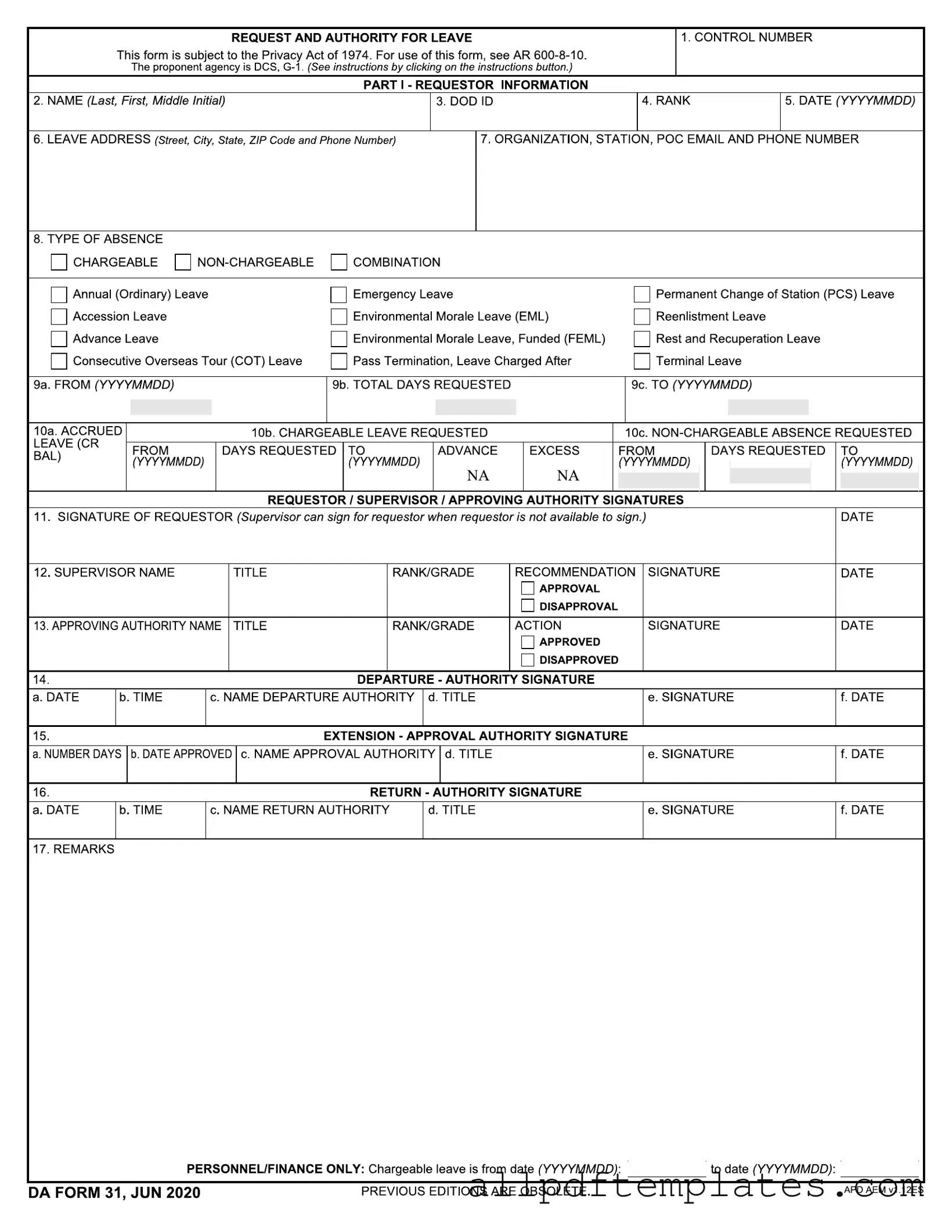 Get Da 31 Form in PDF