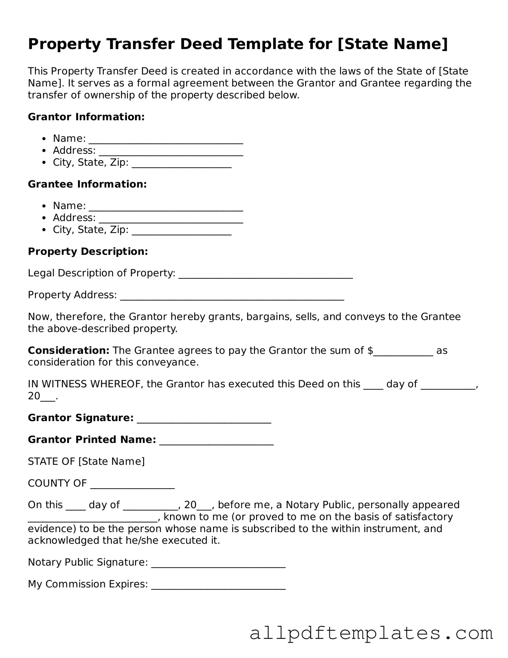 Free Deed Template