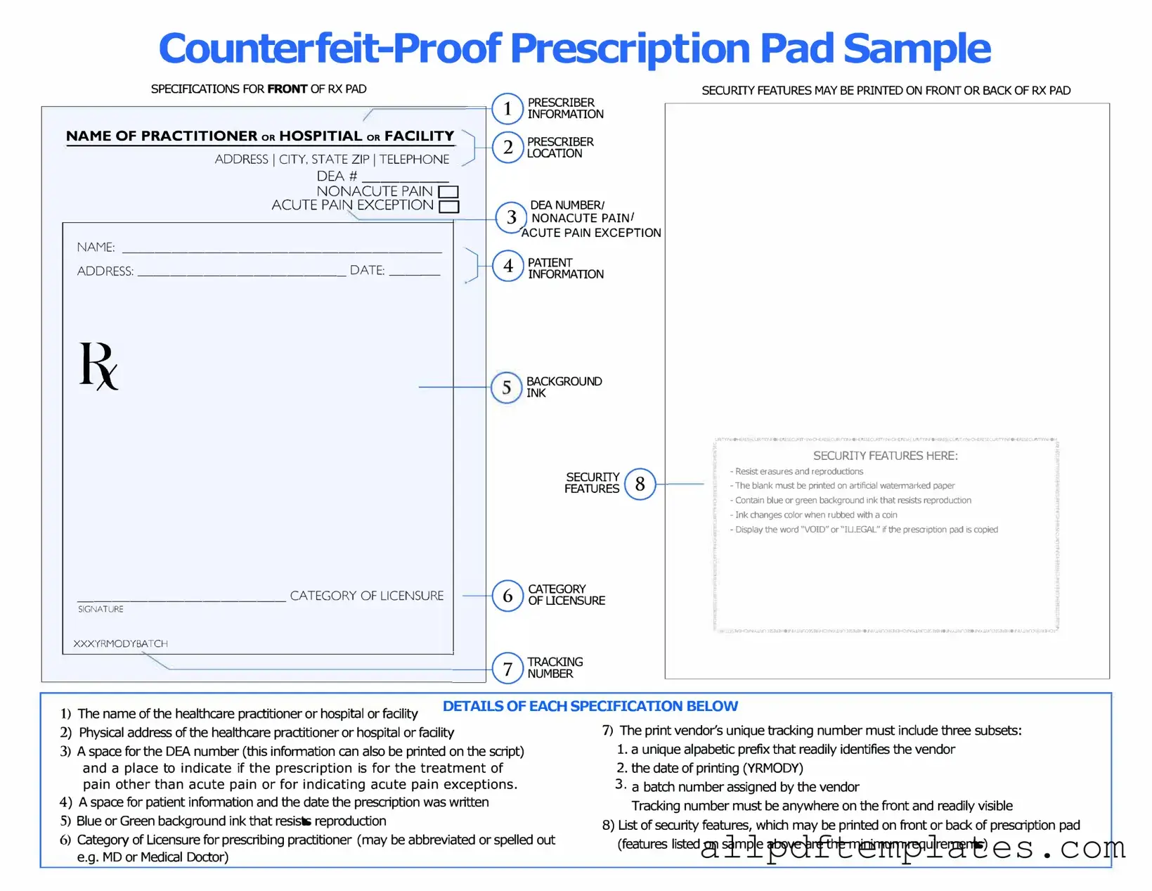 Get Prescription Pad Form in PDF