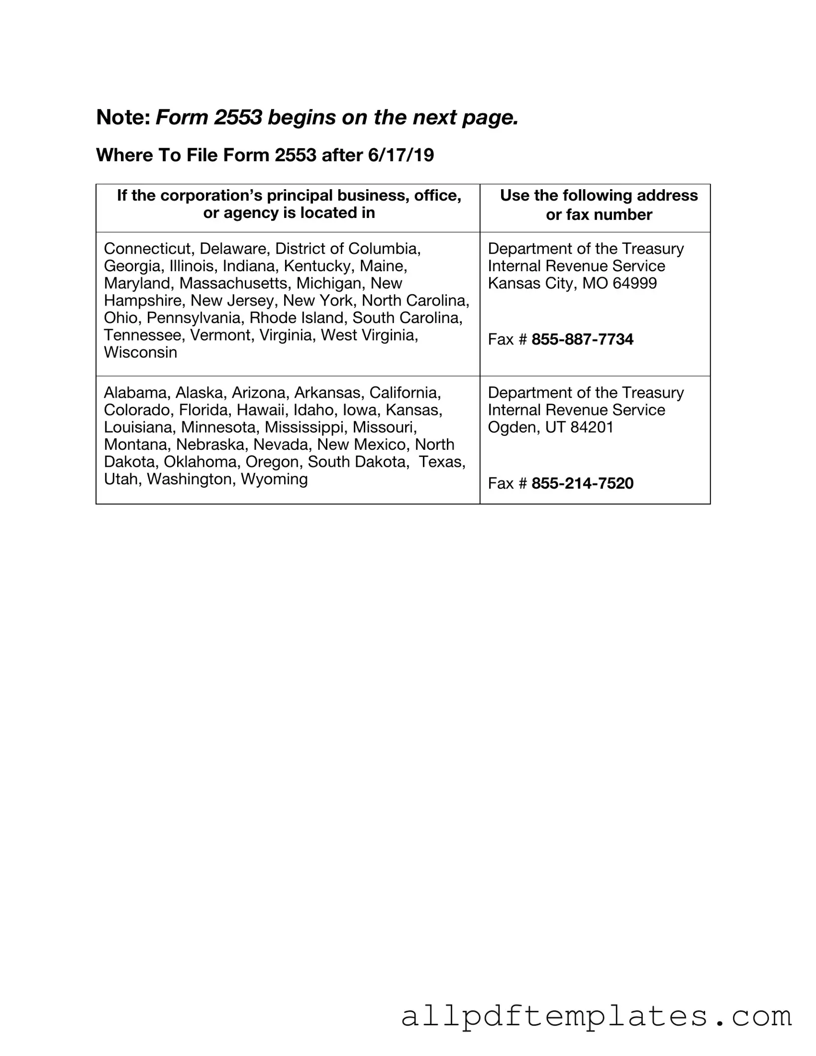 Get IRS 2553 Form in PDF