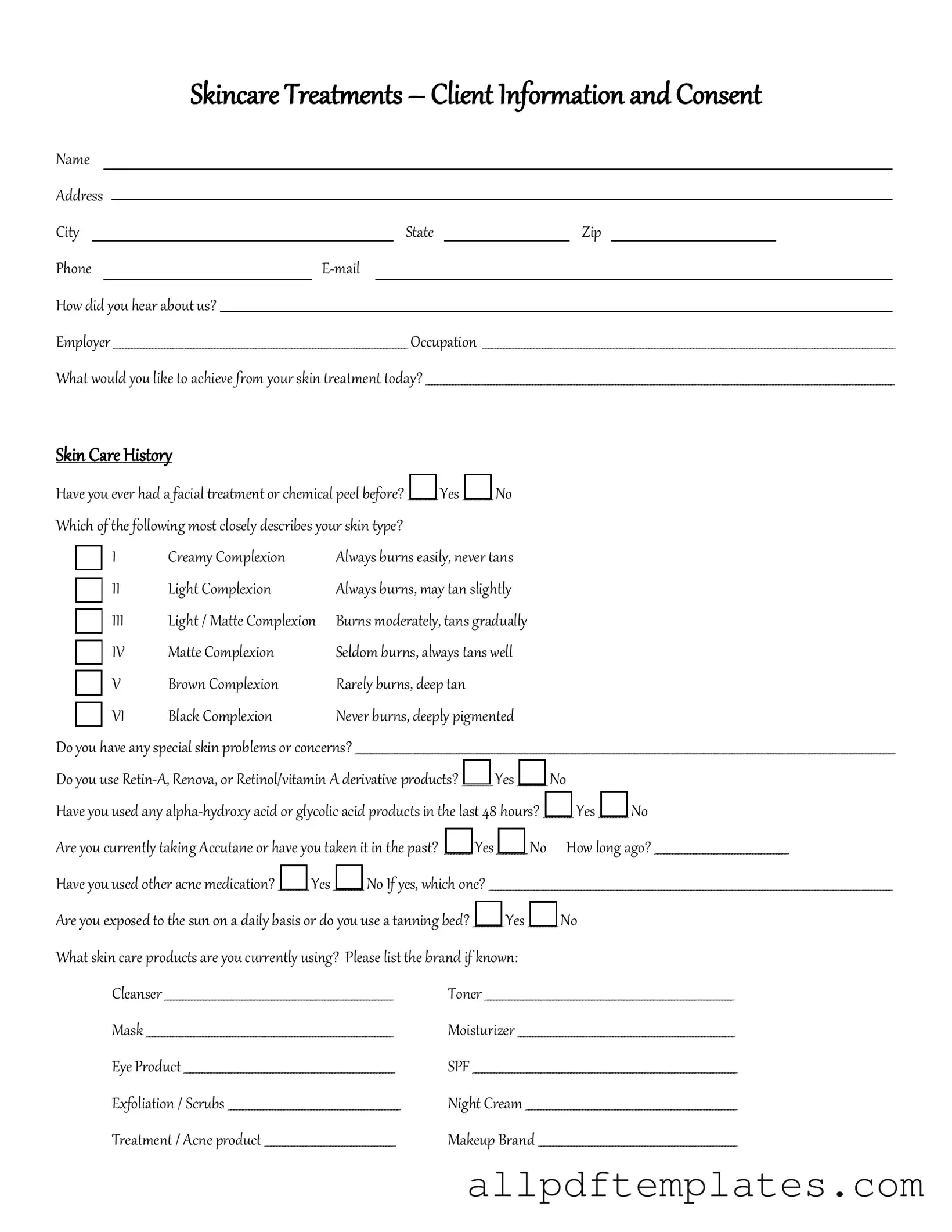 Get Facial Consent Form in PDF