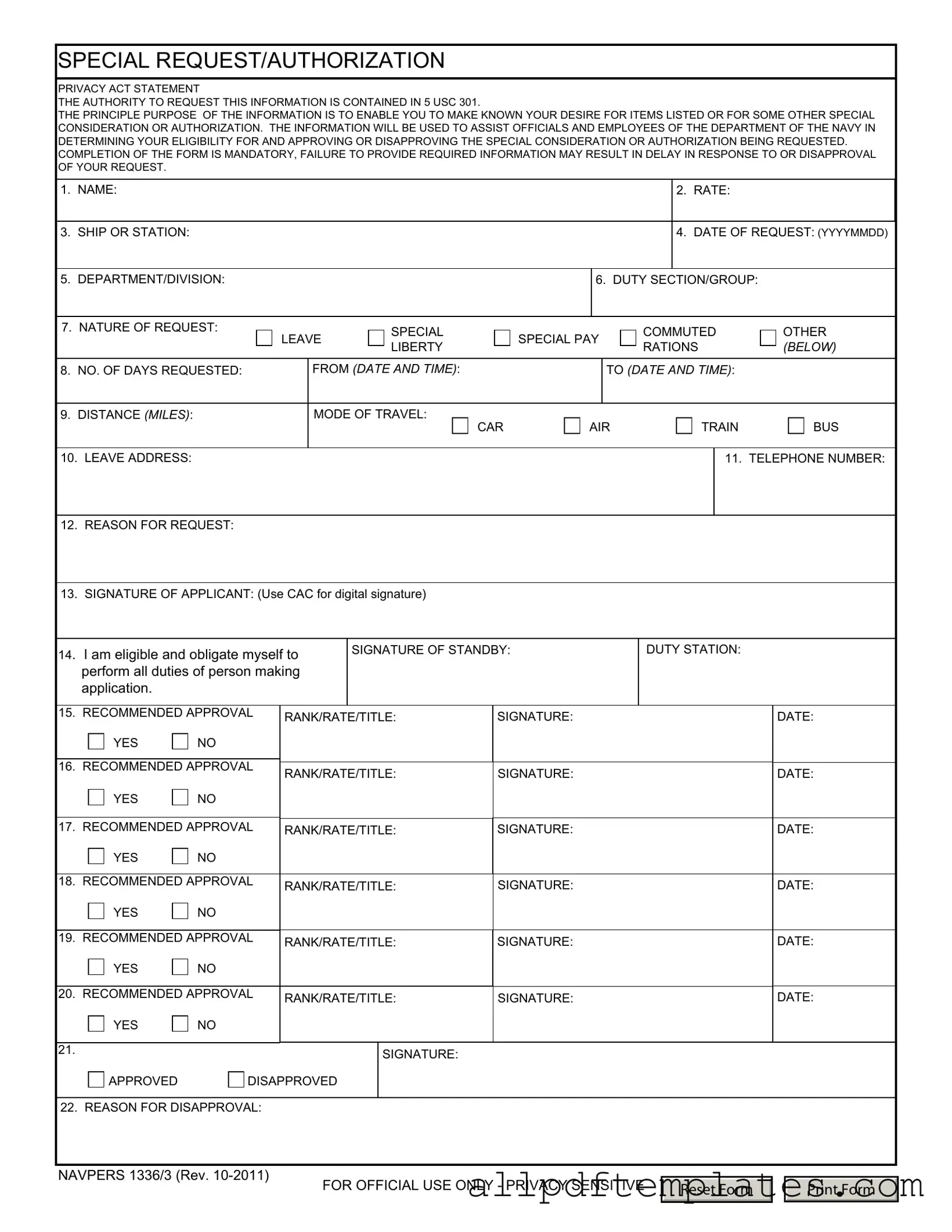 Get Navpers 1336 3 Form in PDF