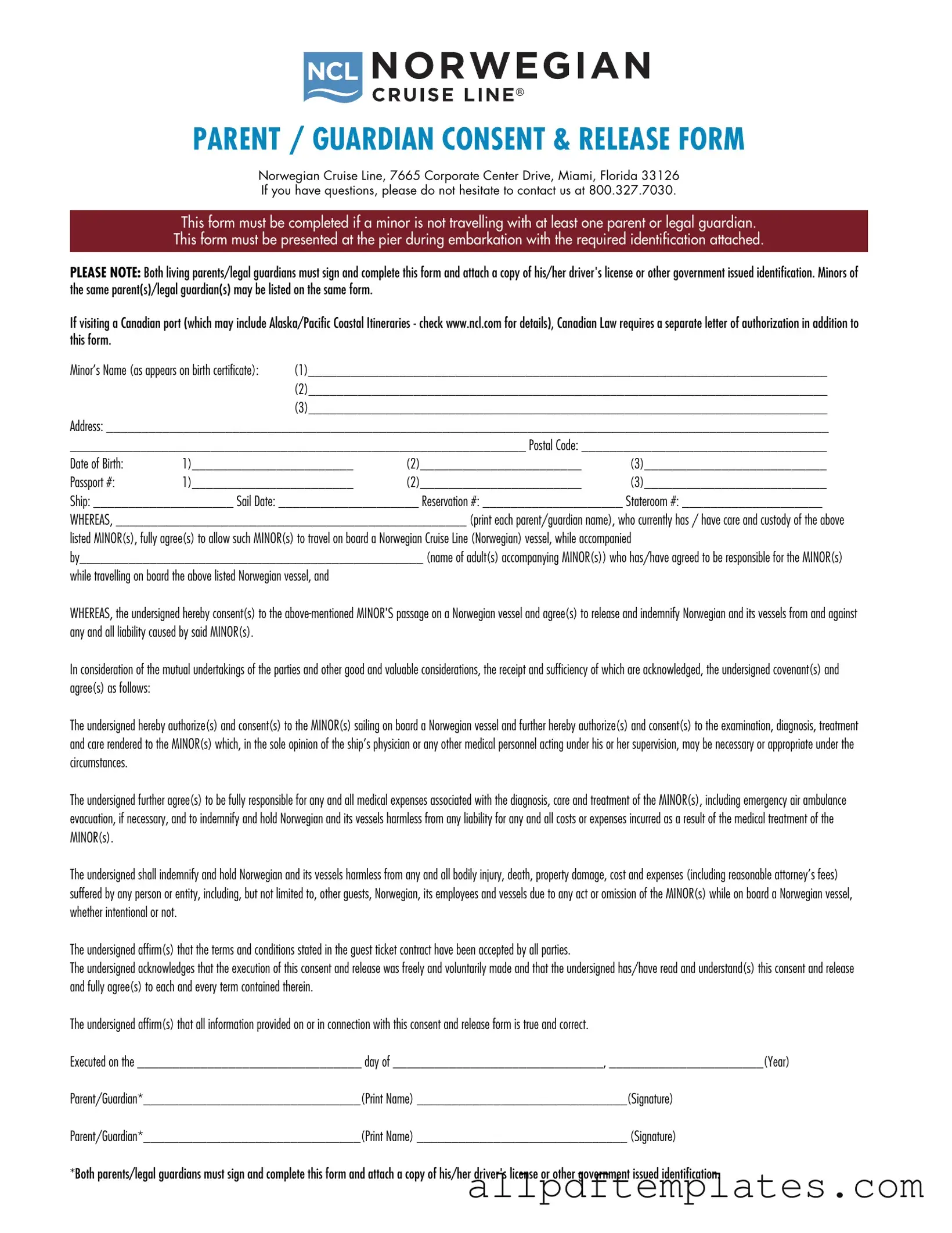 Get NCL Parental Consent Form in PDF