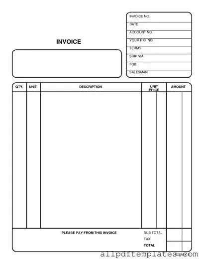 Get Free And Invoice Pdf Form in PDF