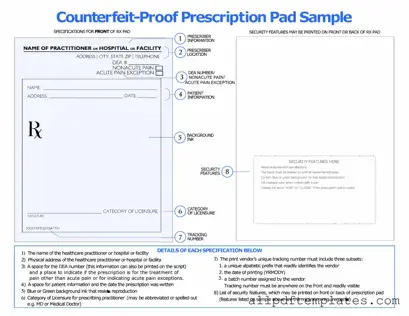 Get Prescription Pad Form in PDF