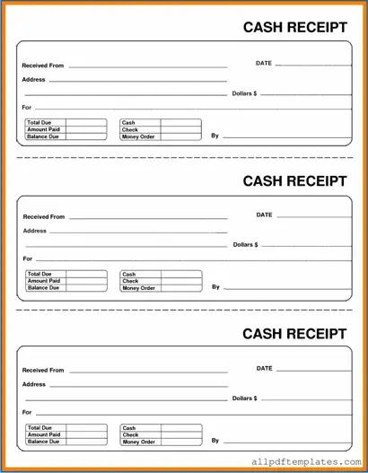 Get Cash Receipt Form in PDF