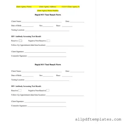 Get Negative Hiv Test Form in PDF
