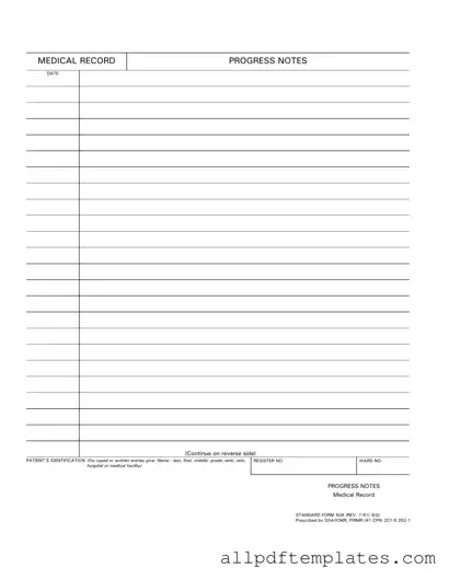 Get Progress Notes Form in PDF