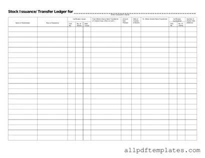 Get Stock Transfer Ledger Form in PDF