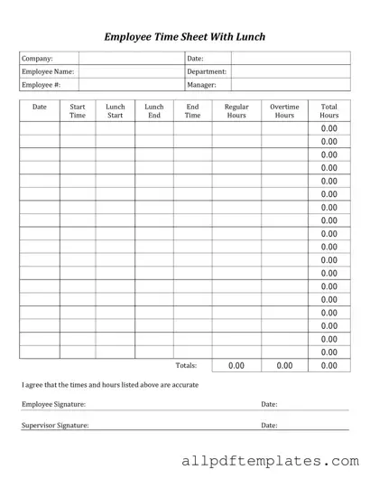 Get Time Card Form in PDF