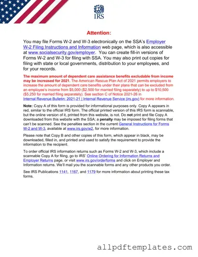 Get IRS W-2 Form in PDF